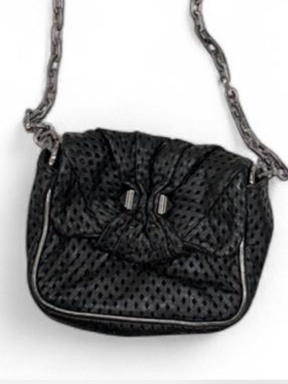 Marc Jacobs Vintage leather Quilted Crossbody Bag  w/ chain strap